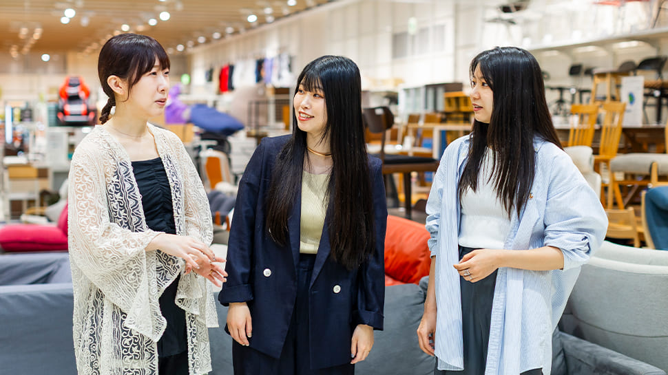 研修で学んだ知識を自分の周囲にも広めたくて、女性会議という取り組みを企画。